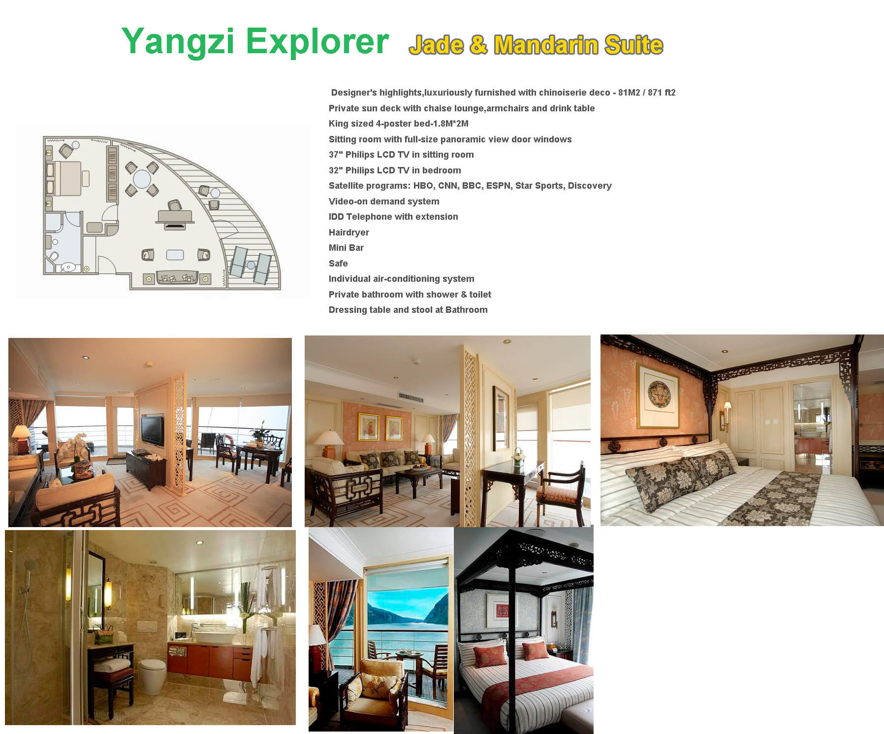 Yangzi Explorer cabin-Yangtze River Cruise