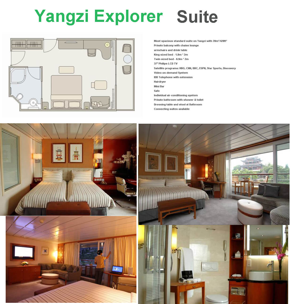 Yangzi Explorer cabin-Yangtze River Cruise