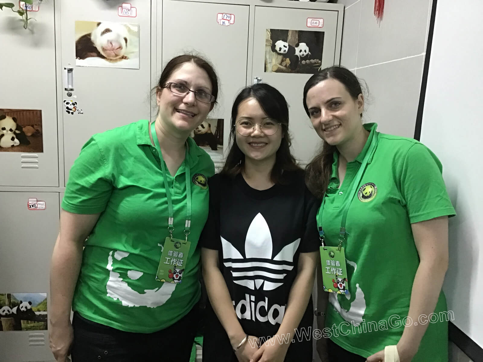 china dujiangyan panda volunteer