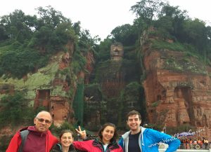 leshan giant buddha from chengdu