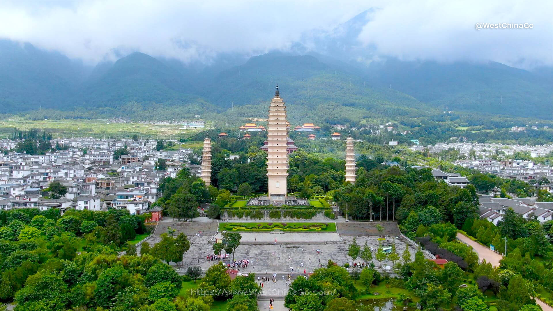 dali The Chongsheng Temple And The Three-Pagoda