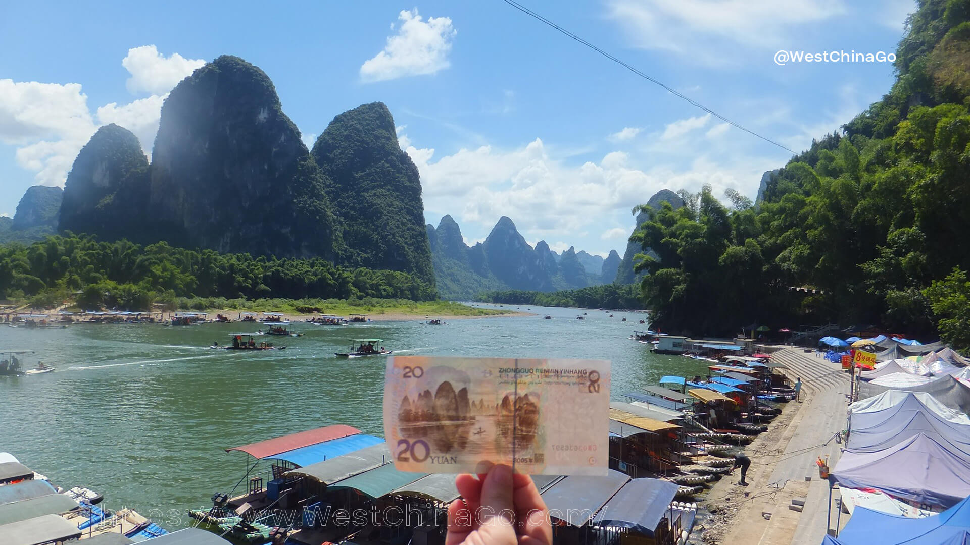 YangShuo 20 Note Background