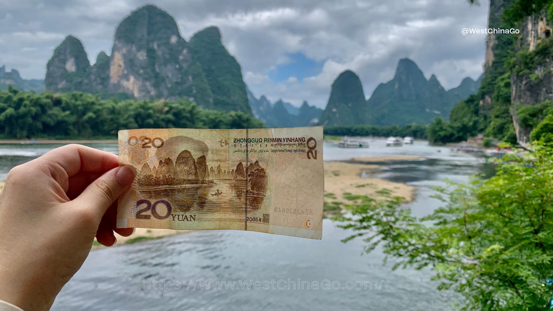 YangShuo 20 Note Background