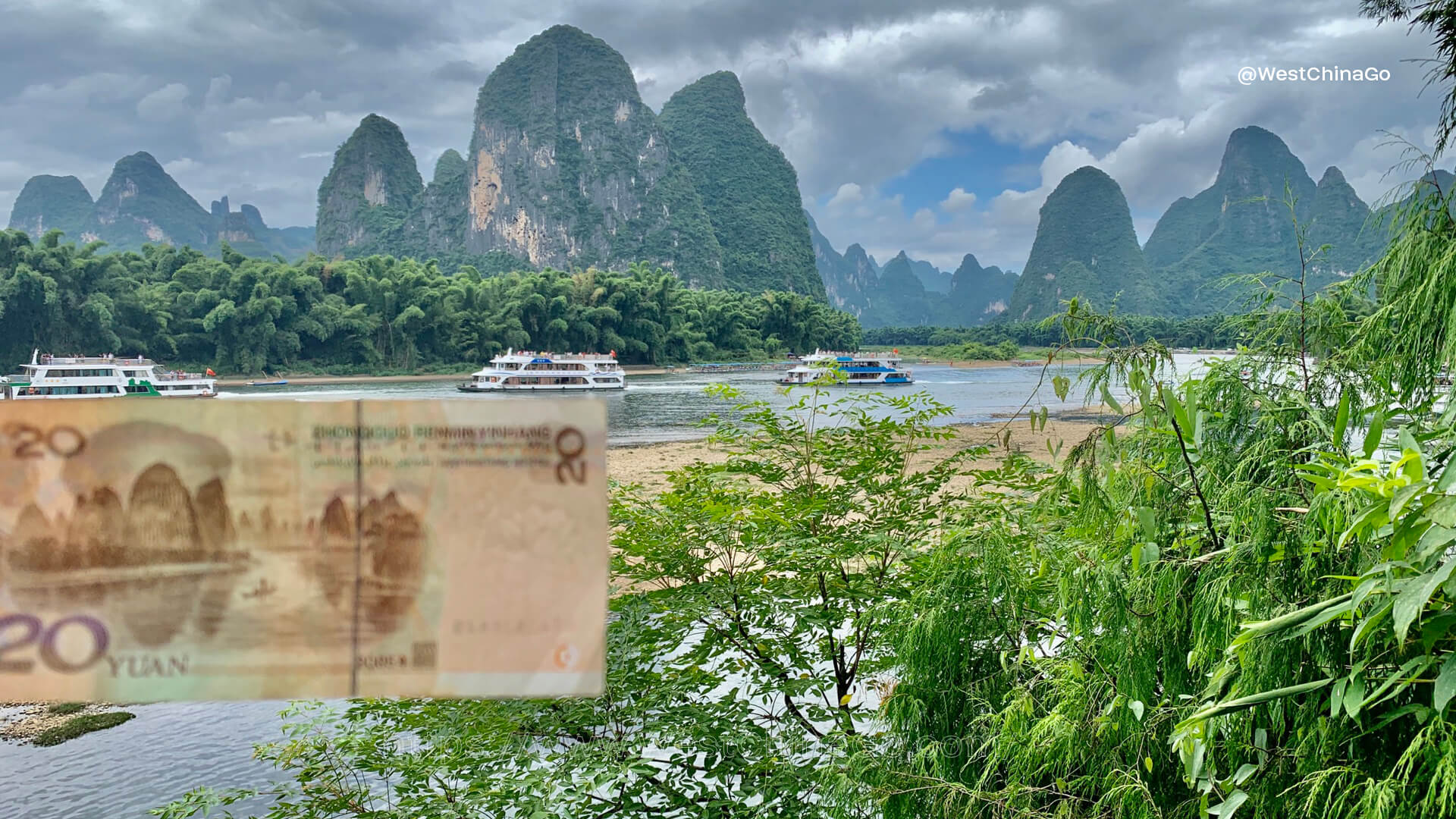 YangShuo 20 Note Background