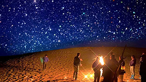 Dunhuang desert camping 