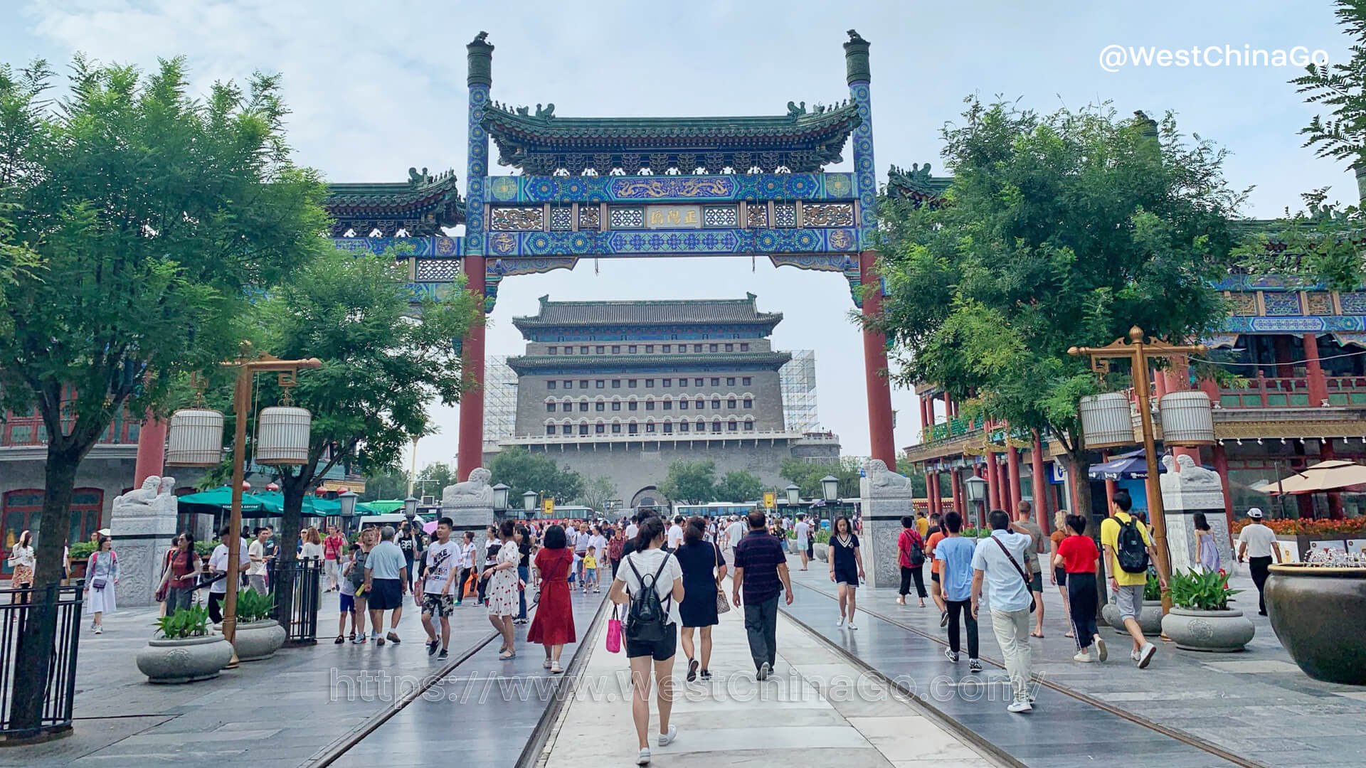 BeiJing Qianmen Street Tourist Map