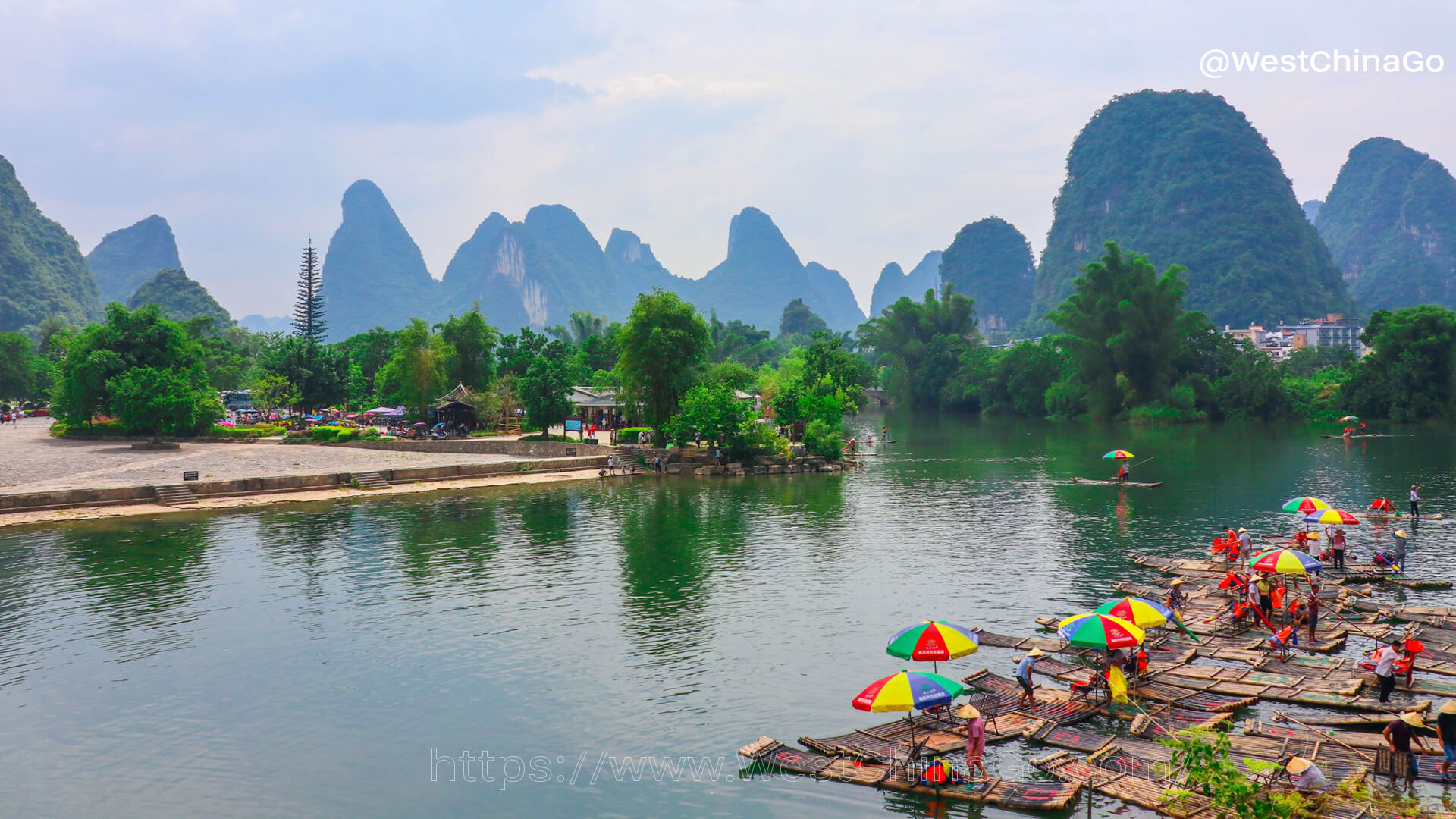 yulong river rafting,yangshuo