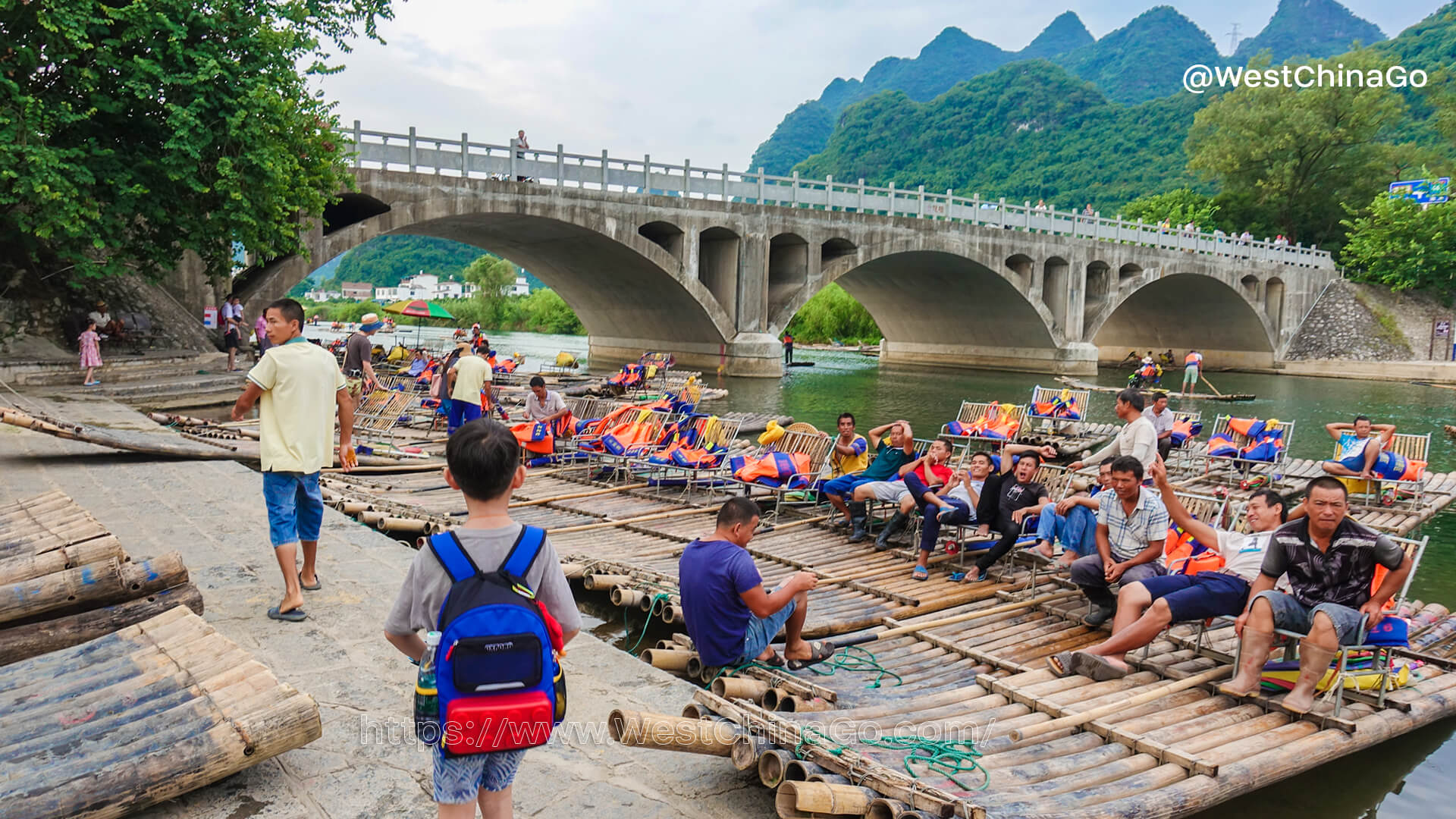 yulong river rafting,yangshuo