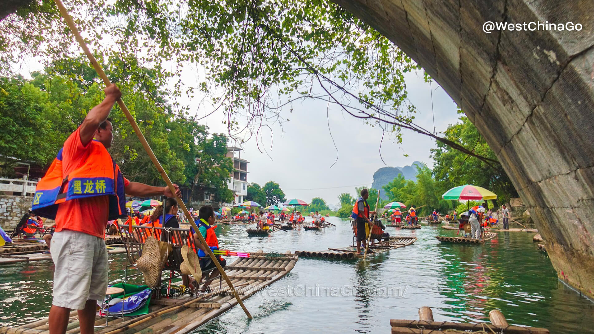 yulong river rafting,yangshuo