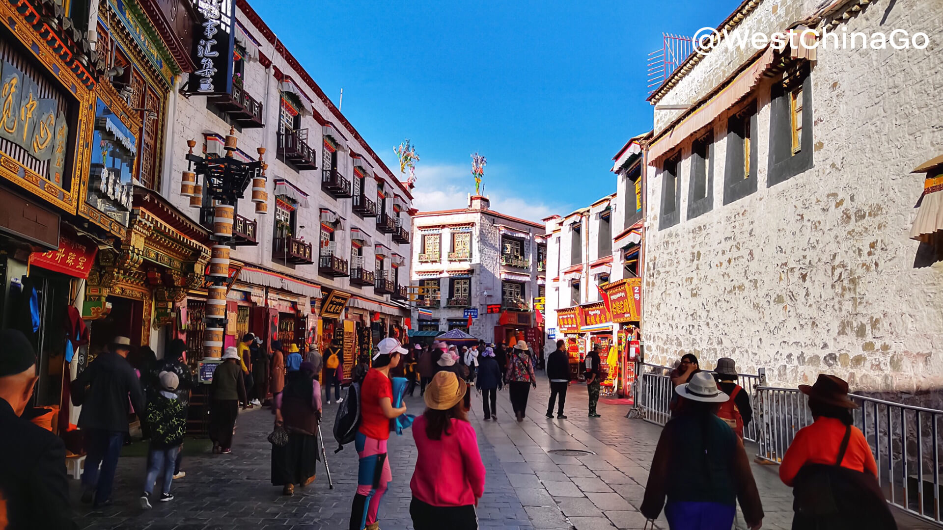 Barkhor Street.Tibet