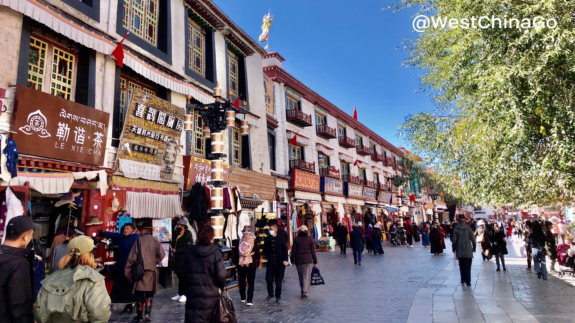 Barkhor Street.Tibet