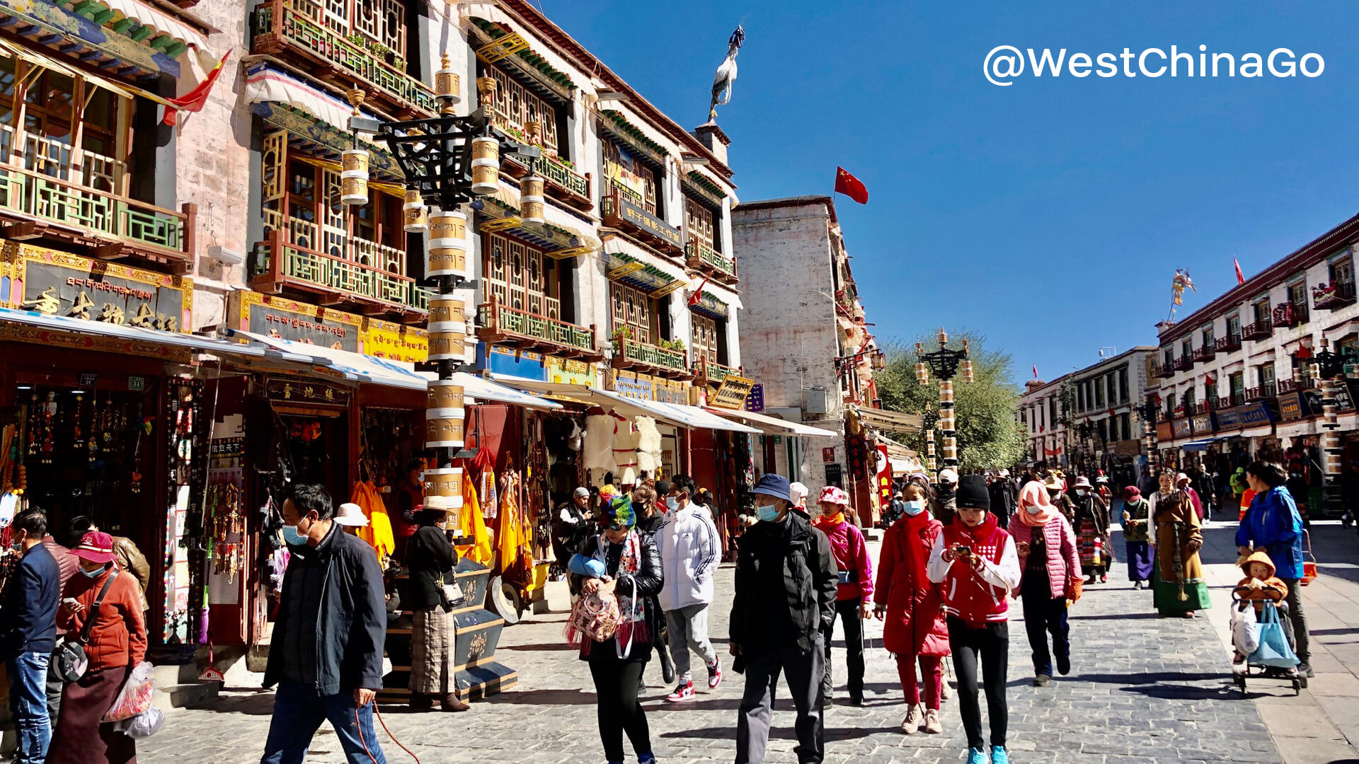 Barkhor Street.Tibet