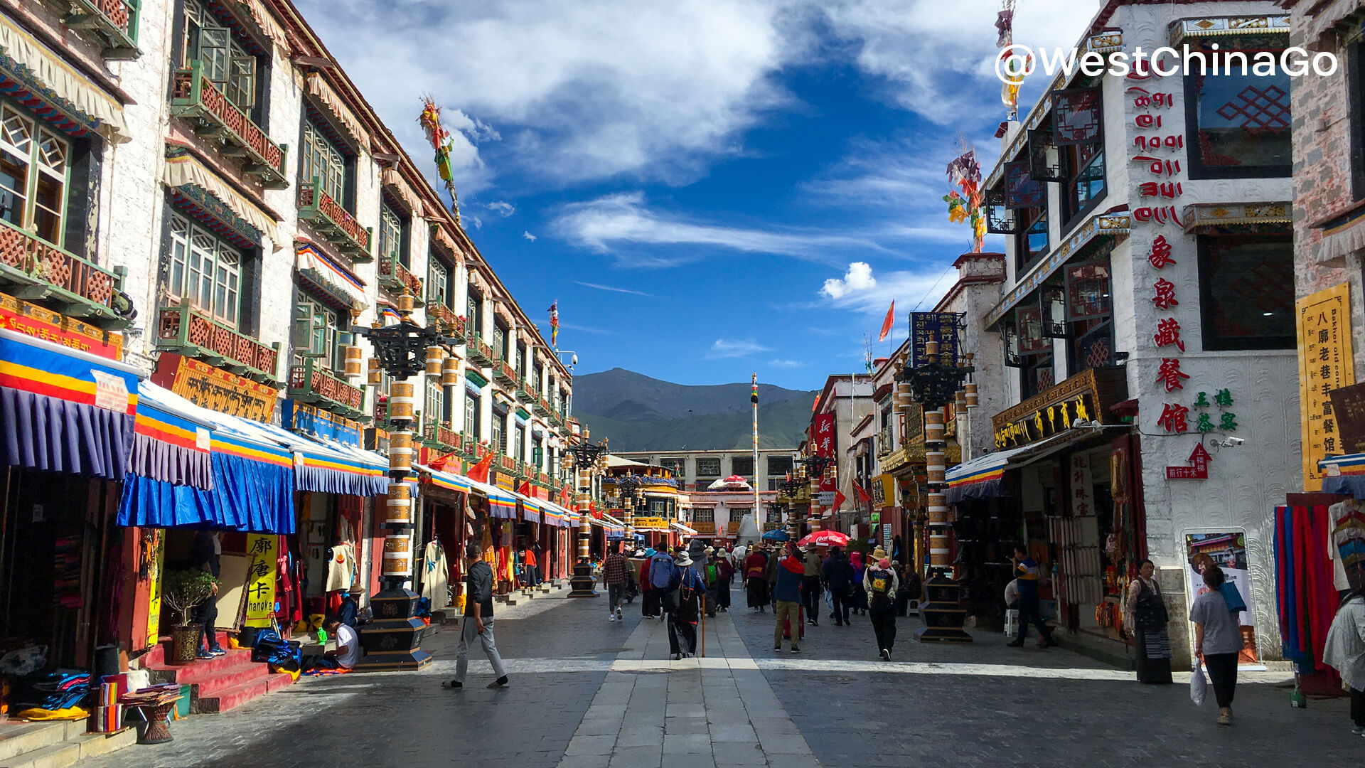 Barkhor Street.Tibet