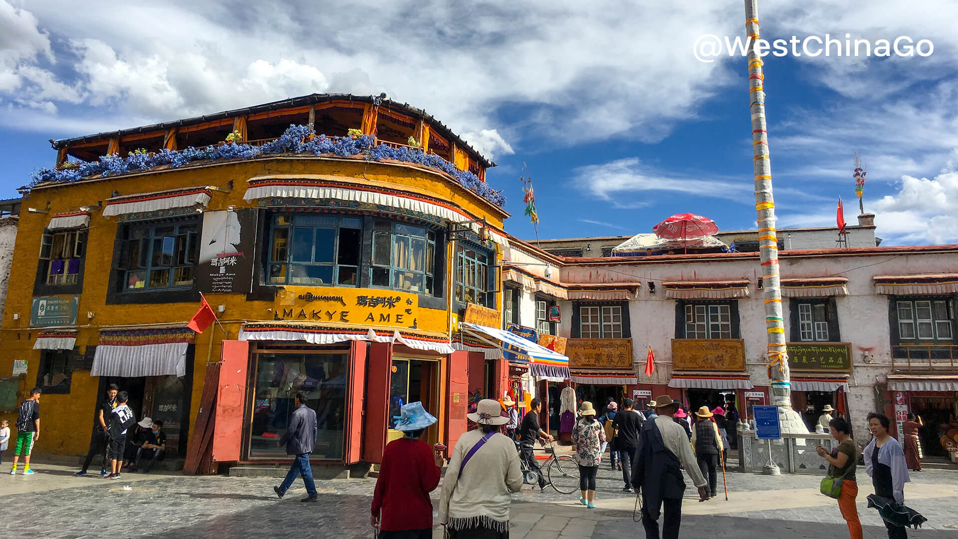 Barkhor Street.Tibet