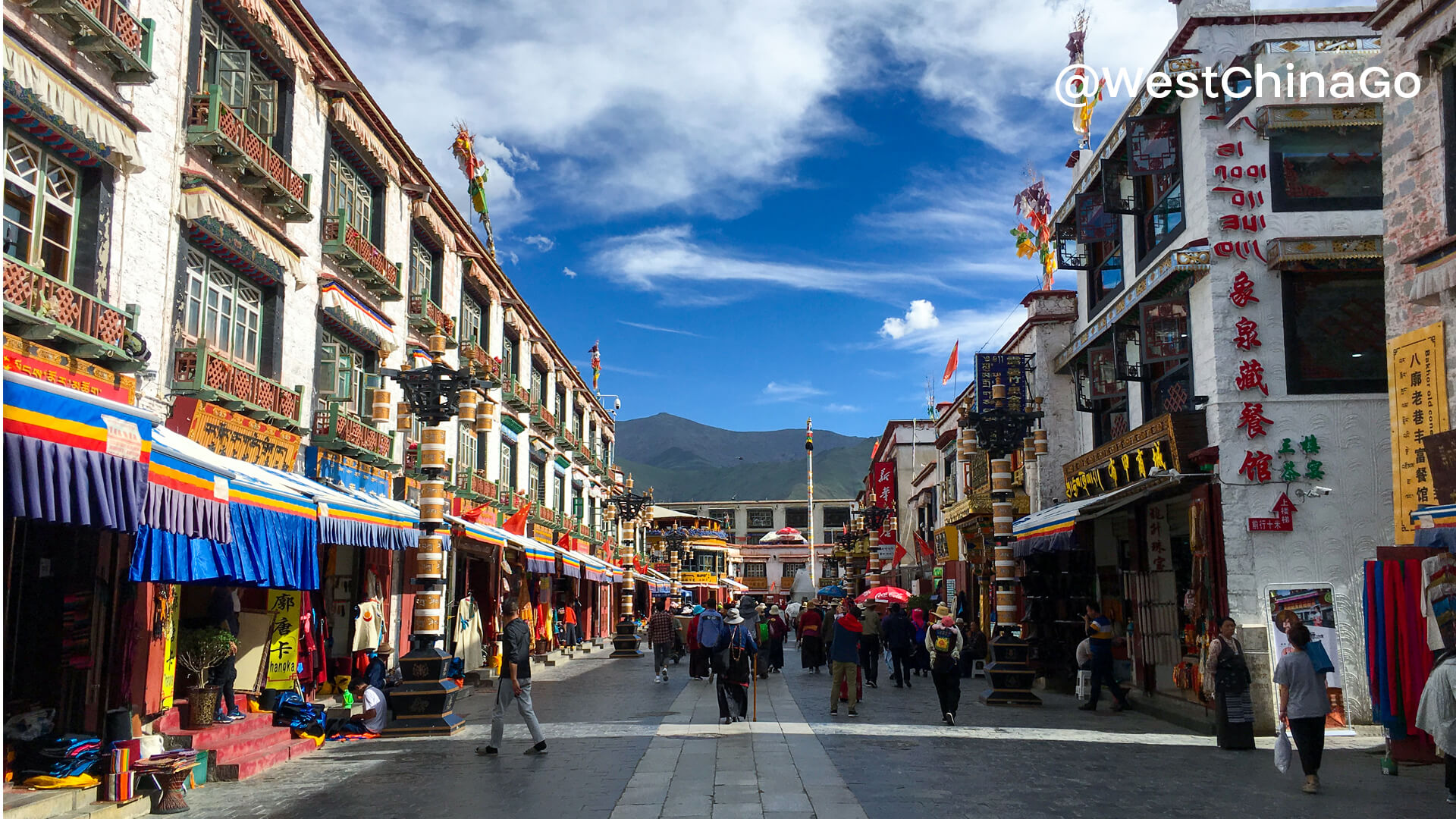 Barkhor Street.Tibet