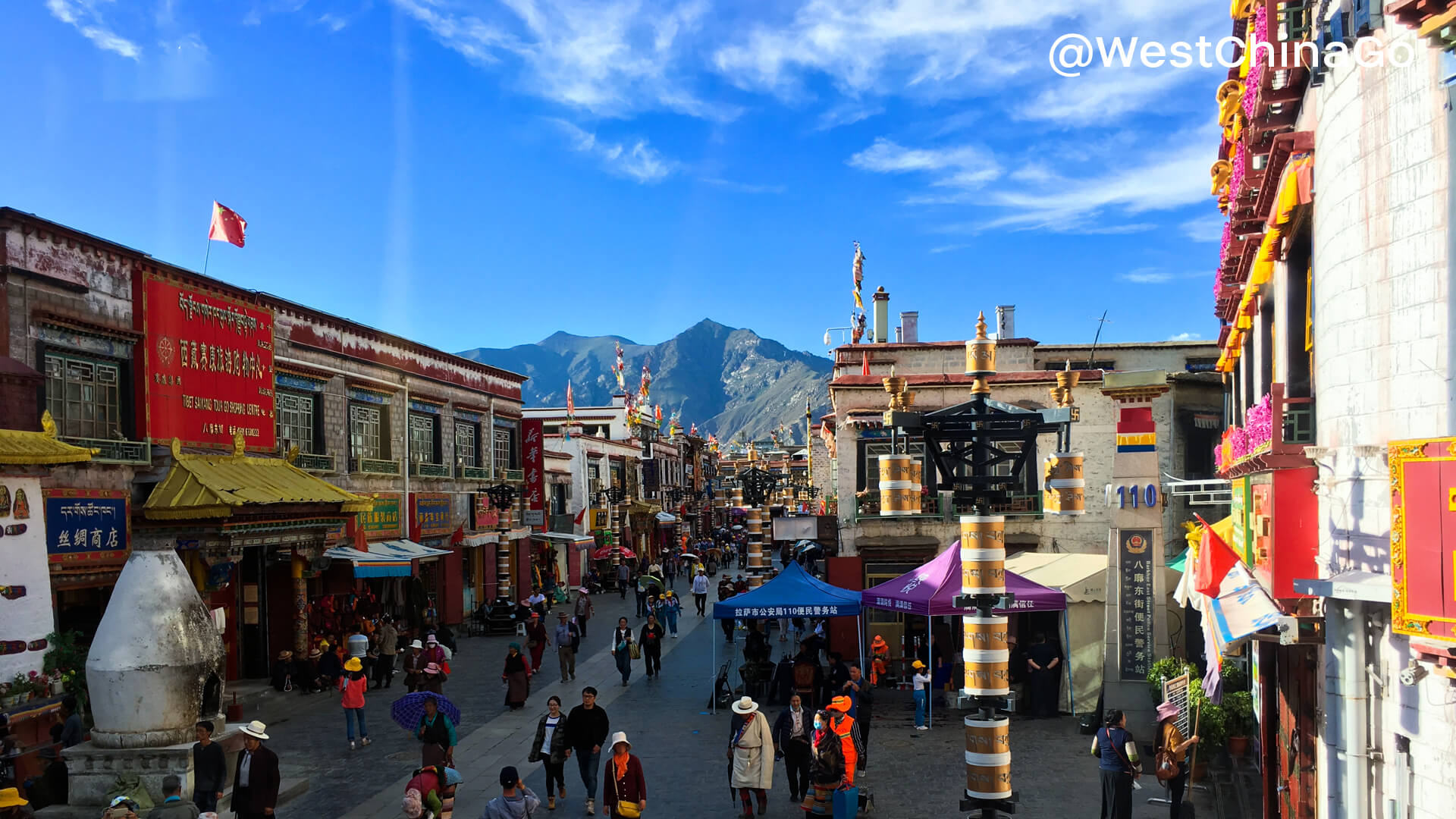 Barkhor Street.Tibet