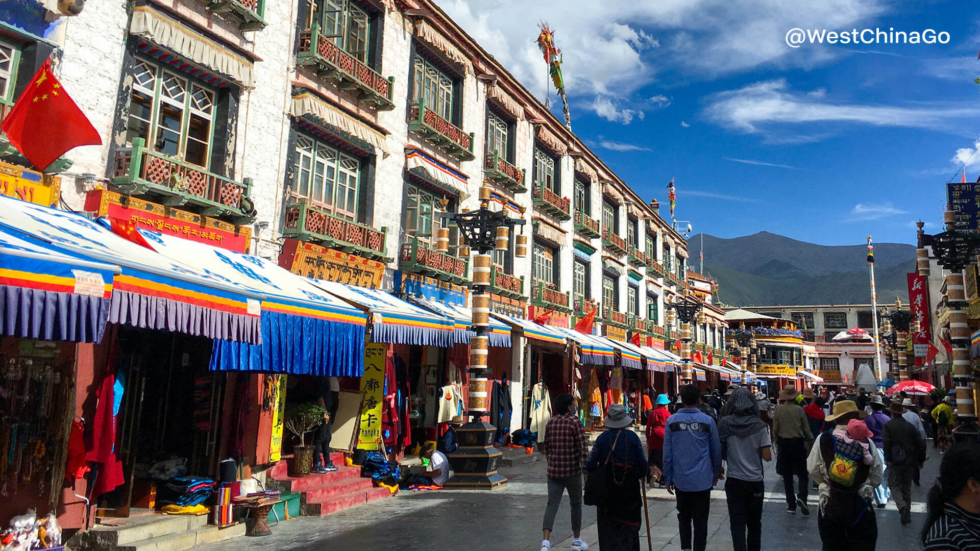 Barkhor Street.Tibet