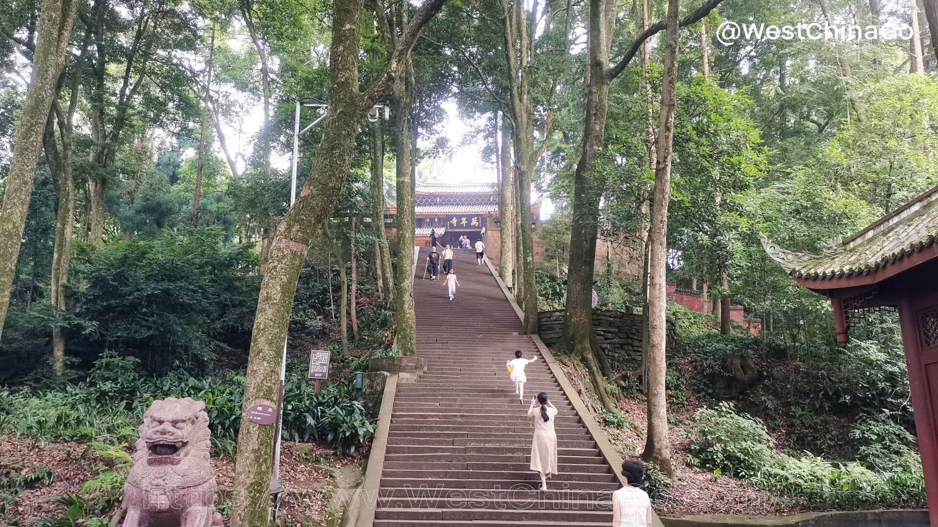 WanNian Temple,Mount Emei