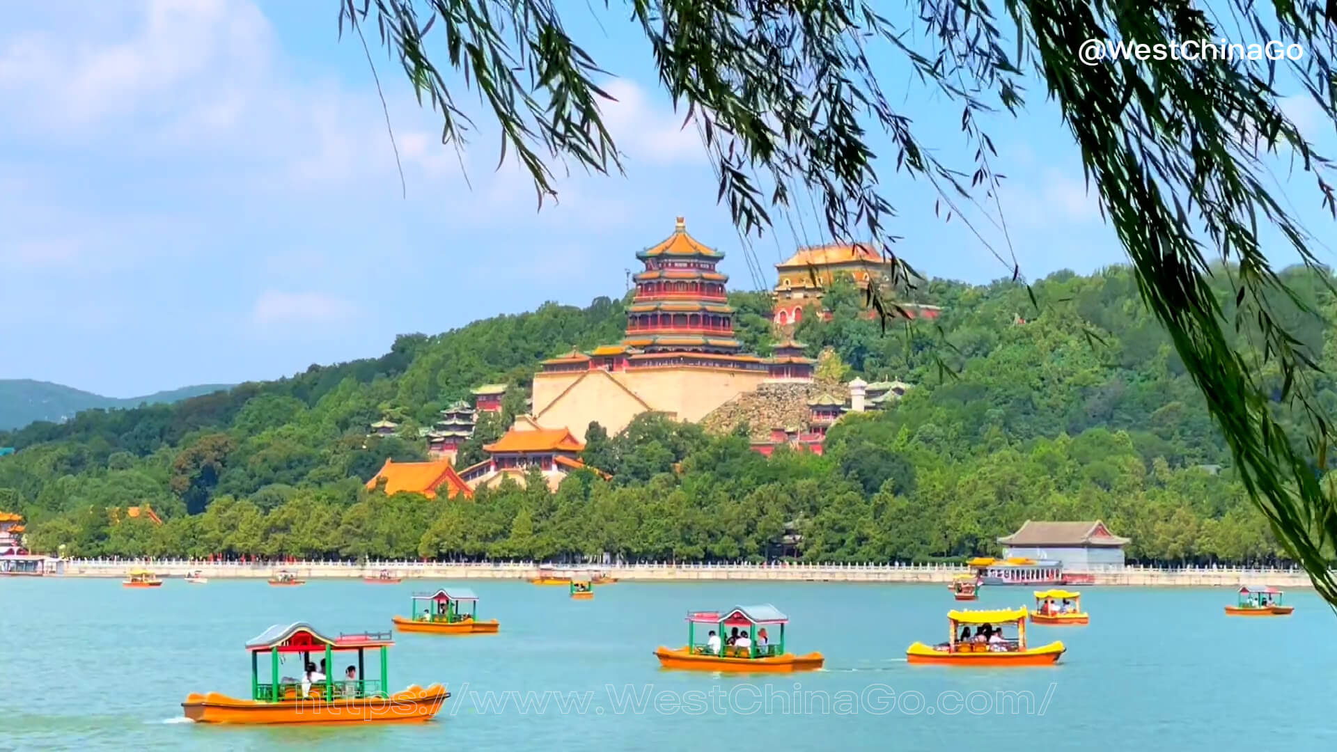 a Marble Boat on the water at the Summer Palace (Beijing, China) | WAF