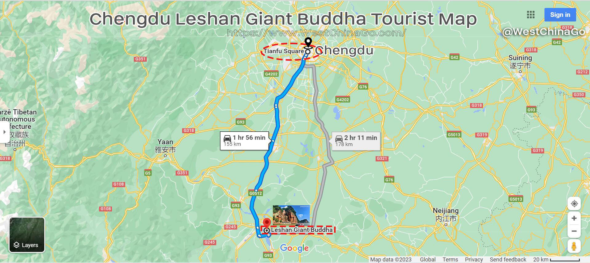 How to get to emeishan from Leshan Giant Buddha