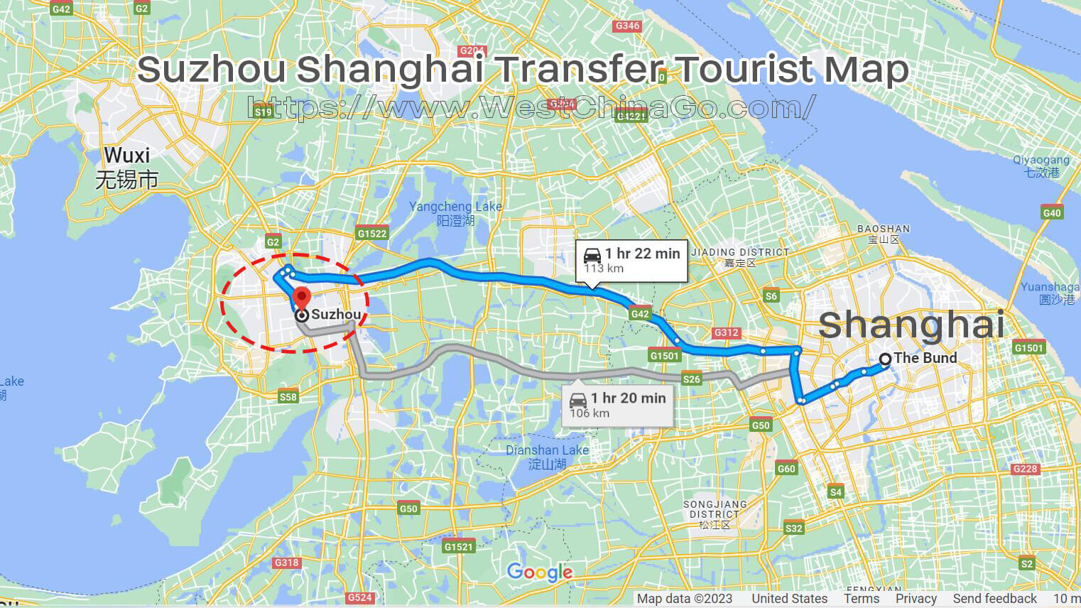 Suzhou Tourist Map