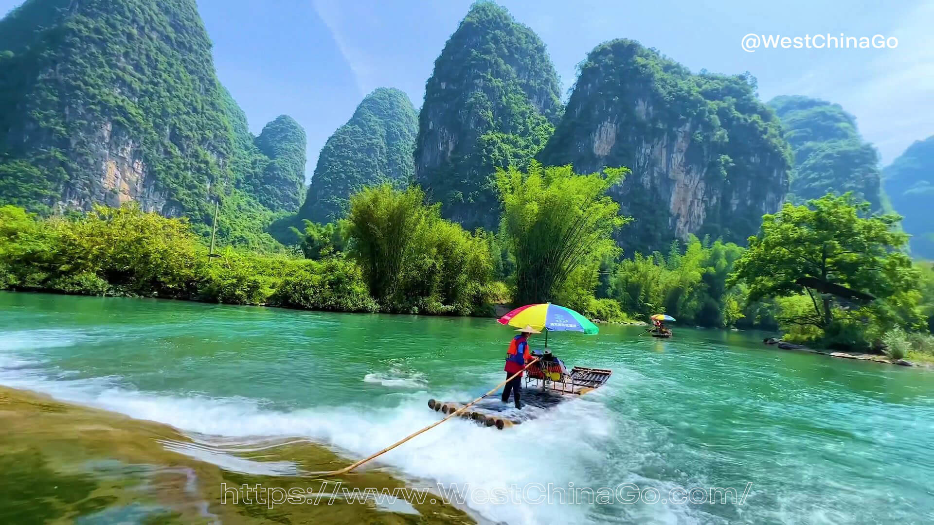 Guilin Yangshuo YuLong River Rafting