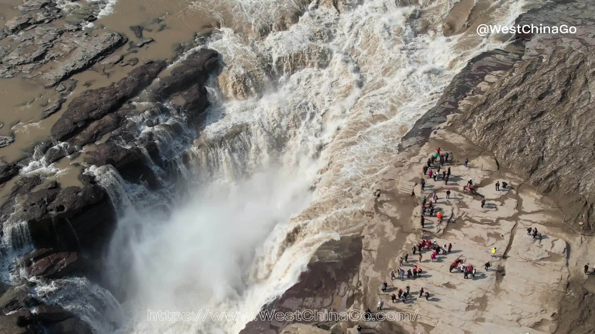 Hukou Waterfall on the Yellow River
