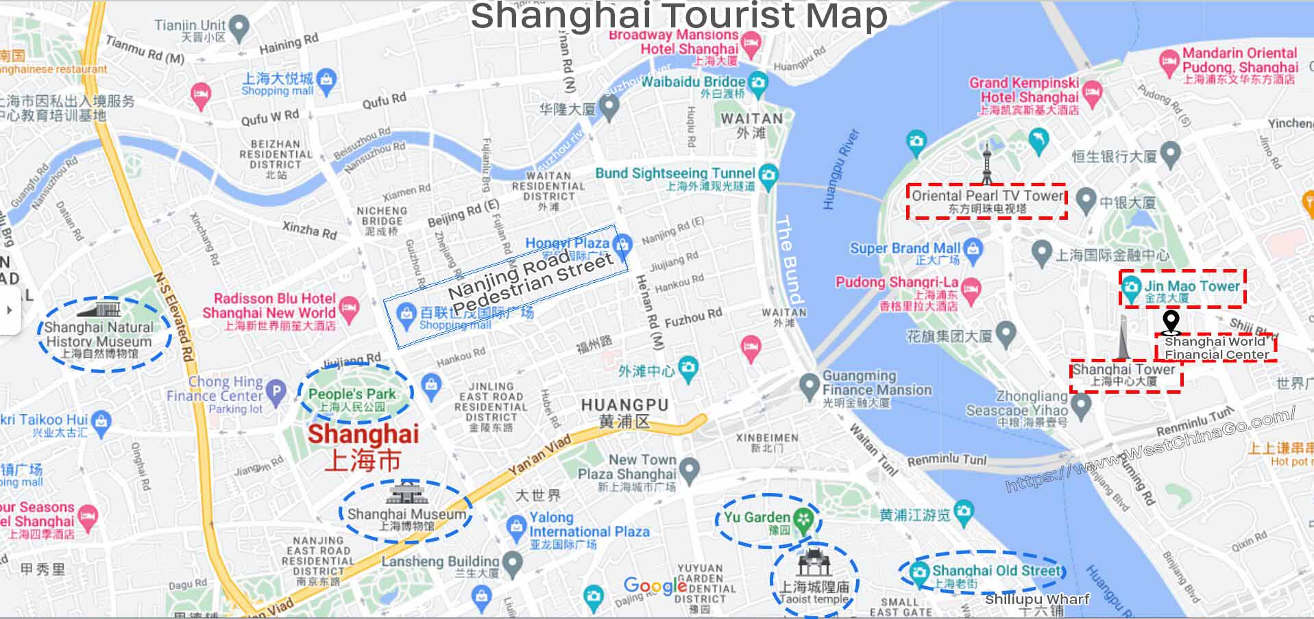 ShangHai Tourist Map
