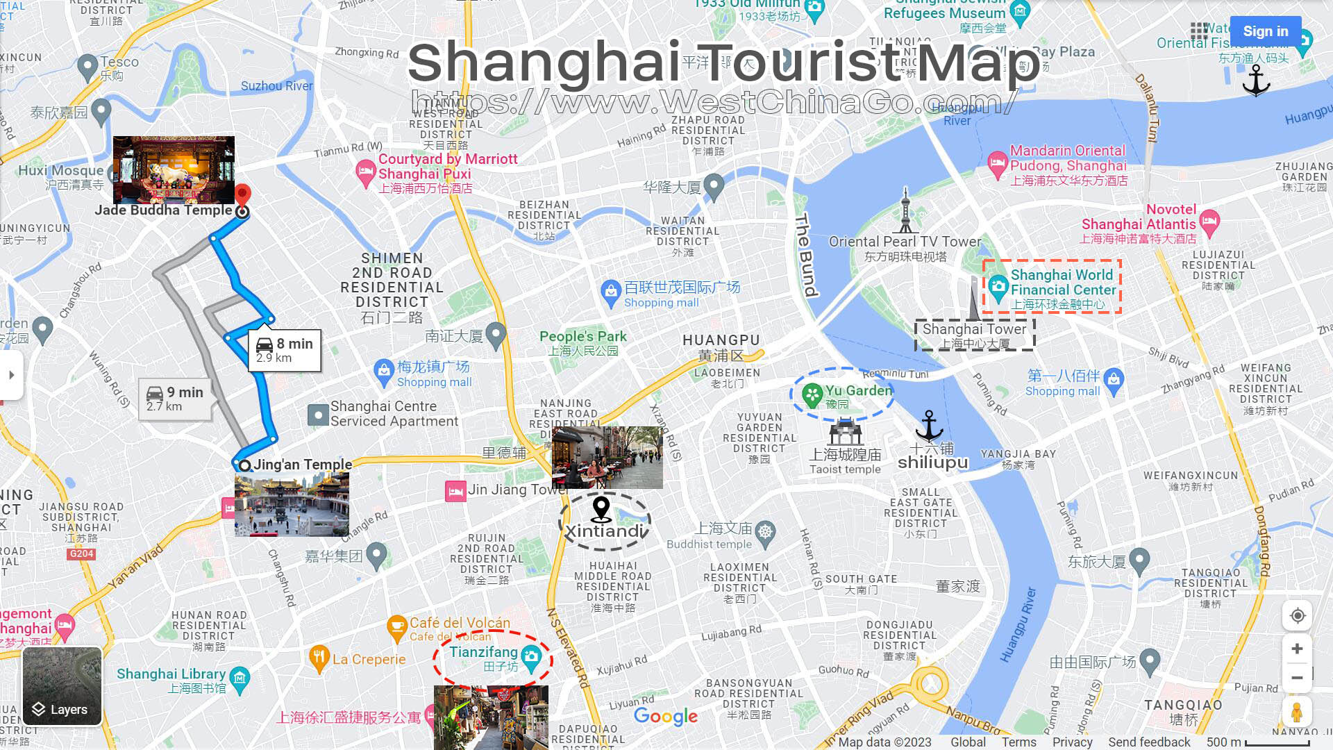 ShangHai Tourist Map