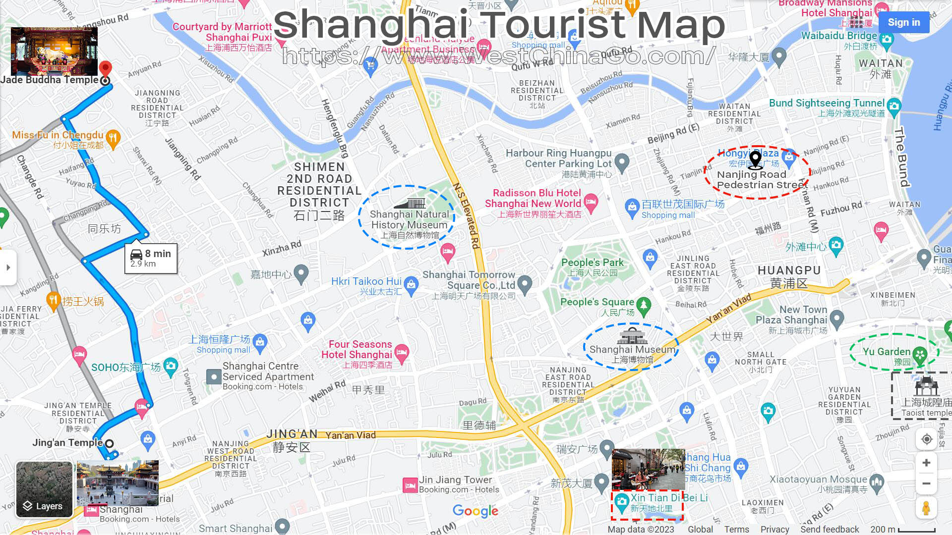 Shanghai Tourist Map