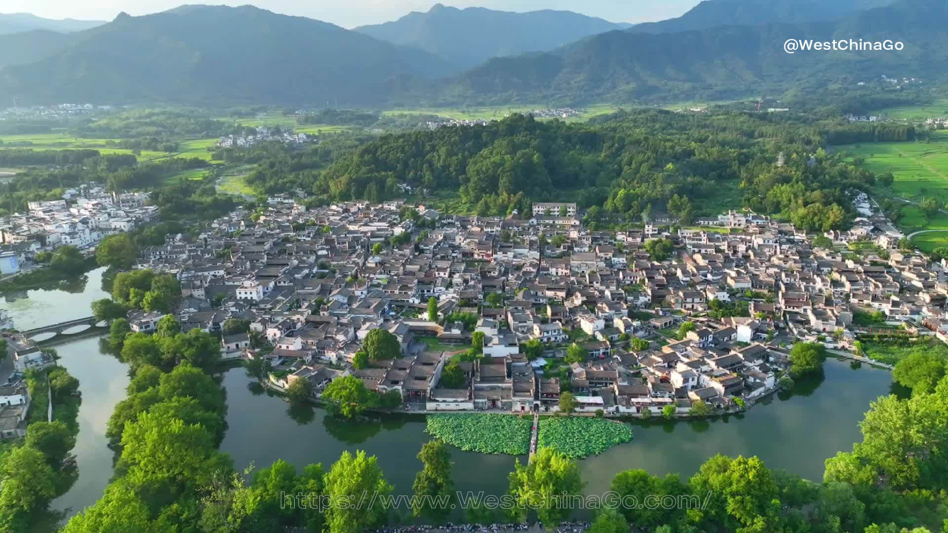 Hongcun Village Huangshan in Anhui of China