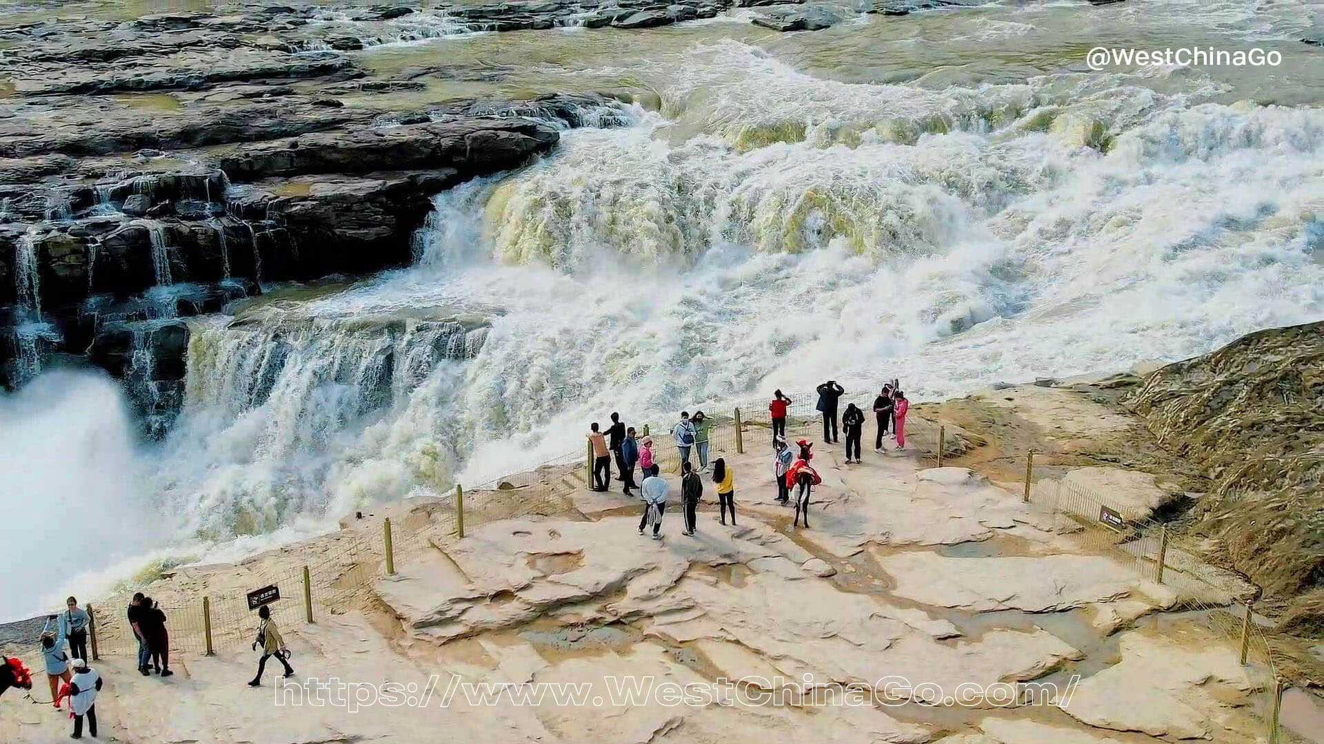 Hukou Waterfall on the Yellow River