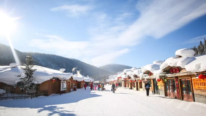China Snow Town