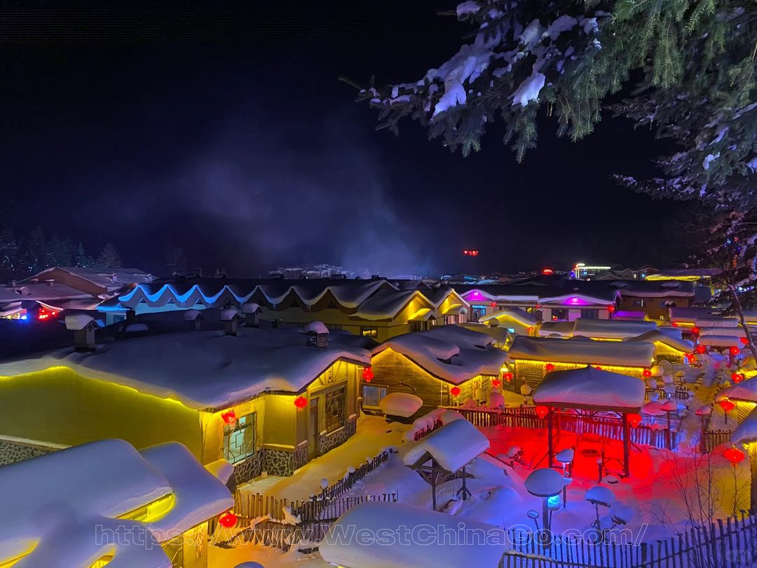 China Snow Town