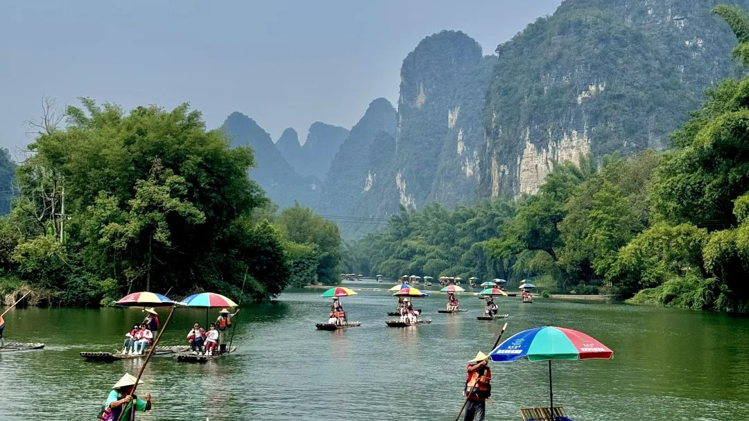 yulong river rafting,yangshuo