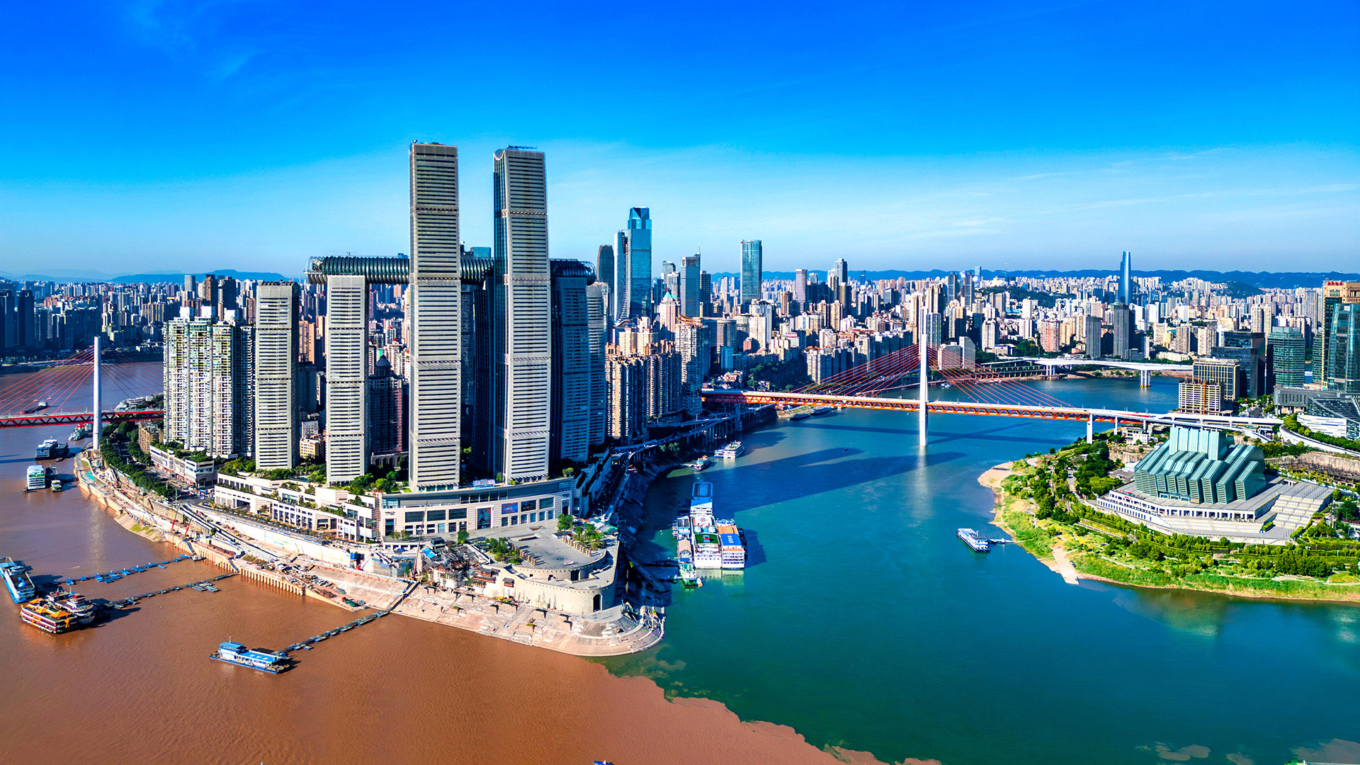 Raffles Chongqing and Chaotianmen Sqaure