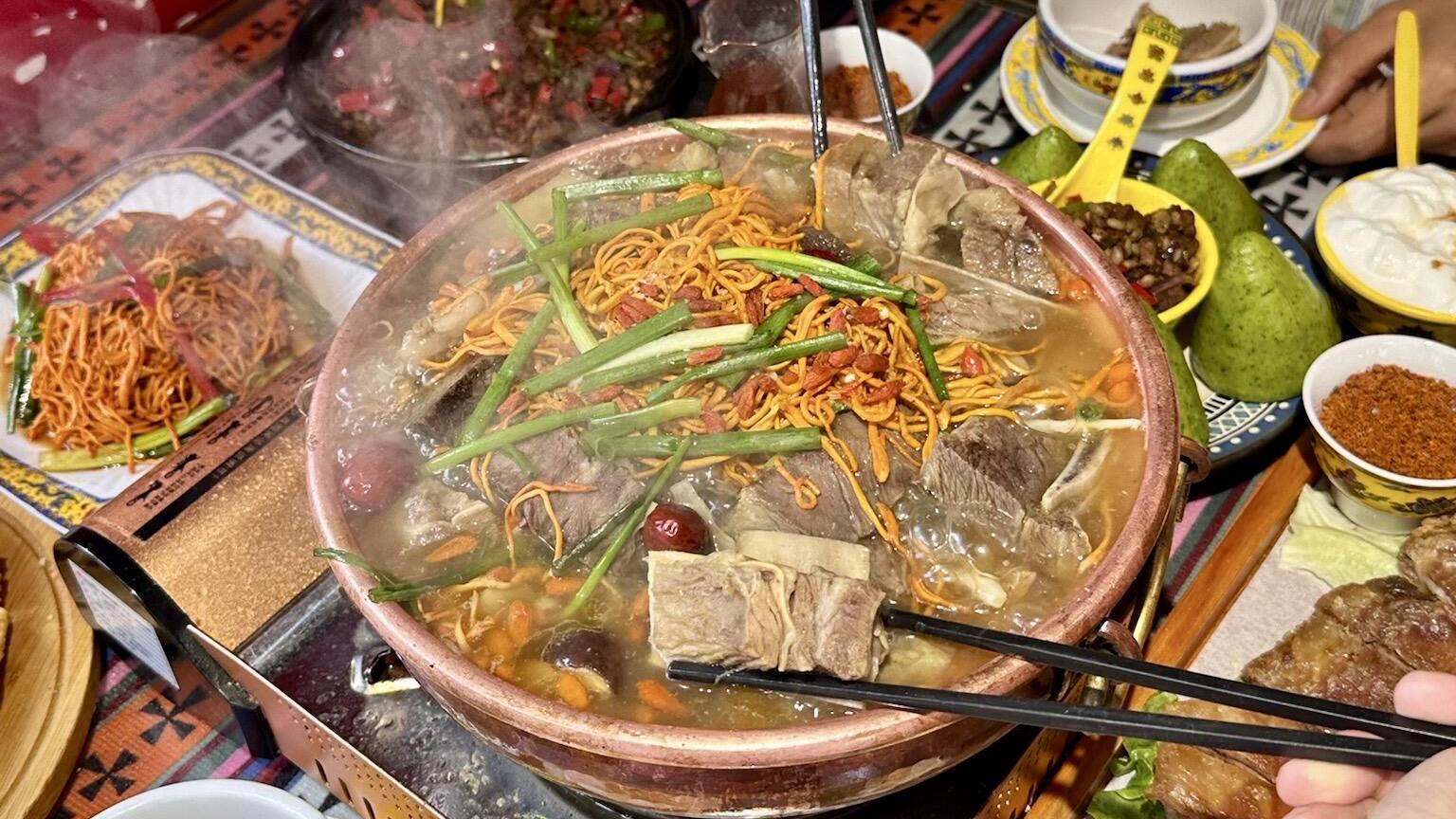Yak beef hot pot