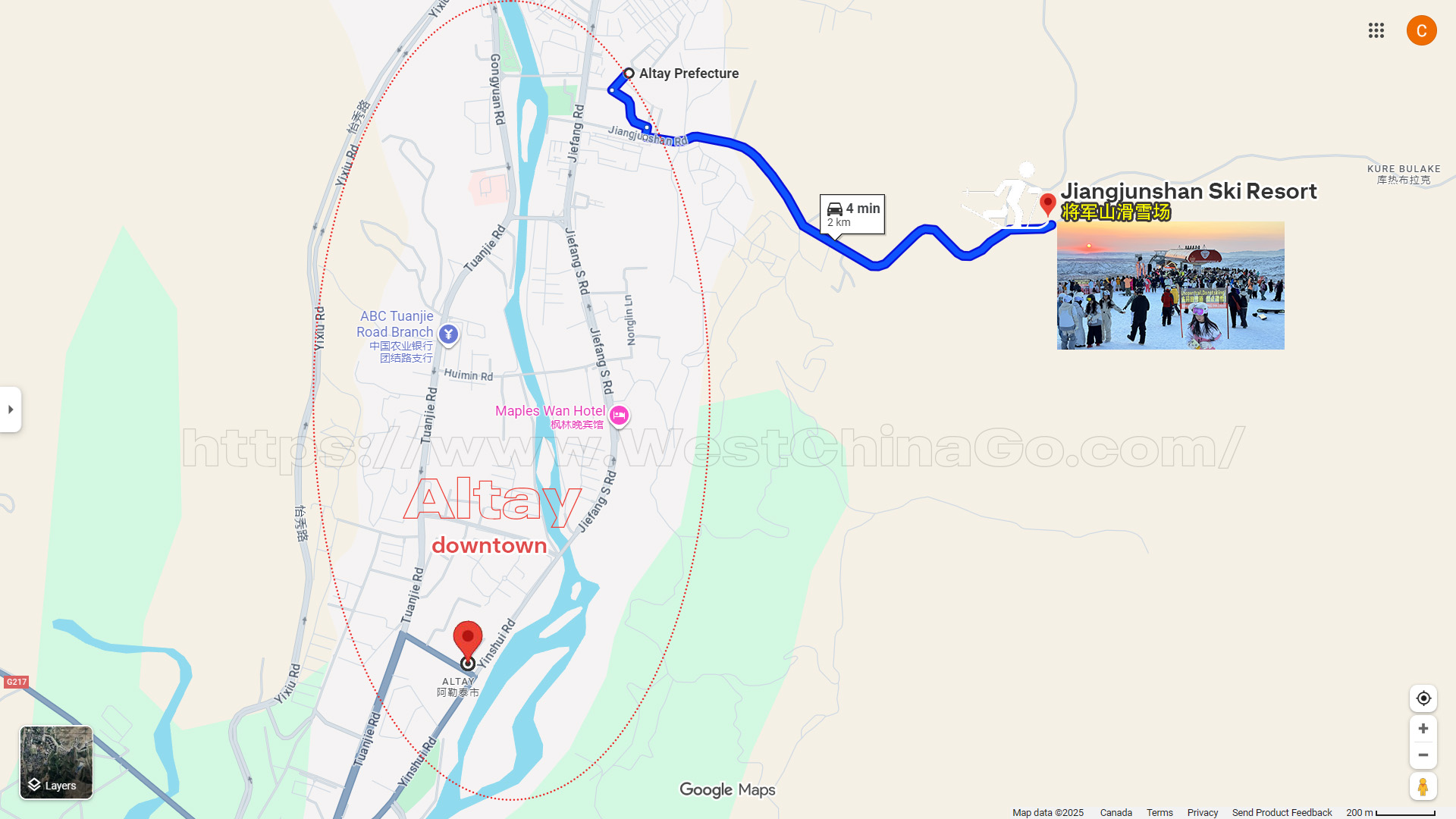 General Mountain Ski Resort, Altay, Xinjiang