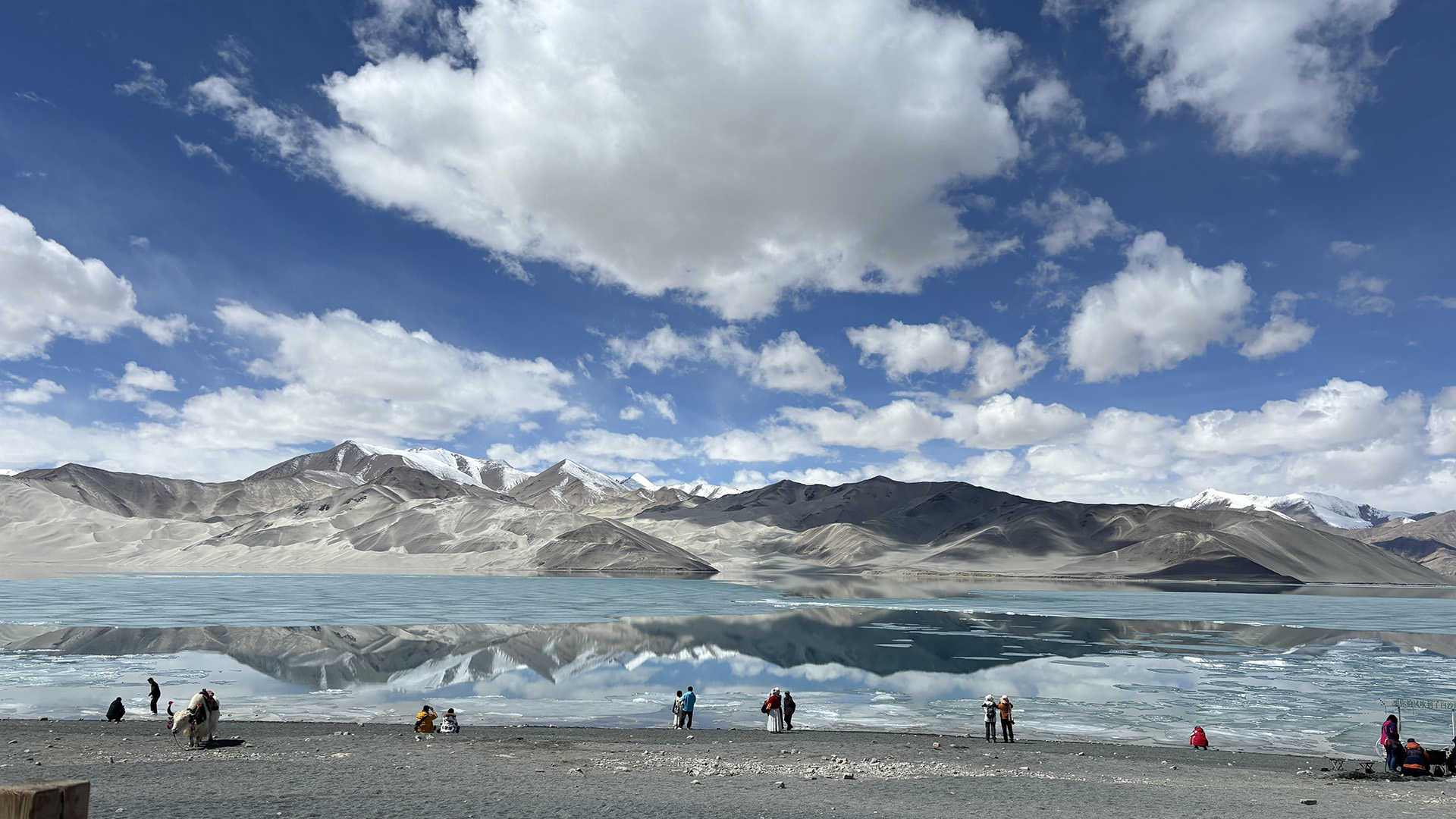 xinjiang Kashgar Baishahu Lake