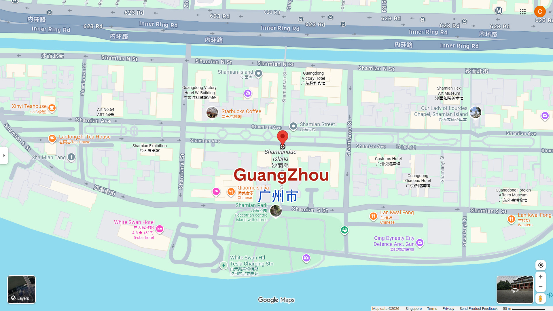 Guangzhou Tourist Map